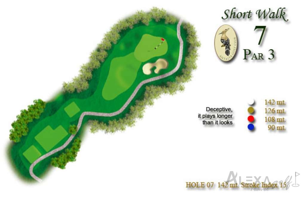 Hole 7 — Original The Pasha course planner