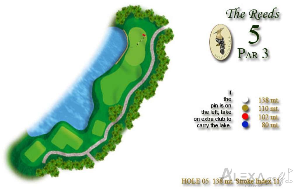 Hole 5 — Original The Pasha course planner