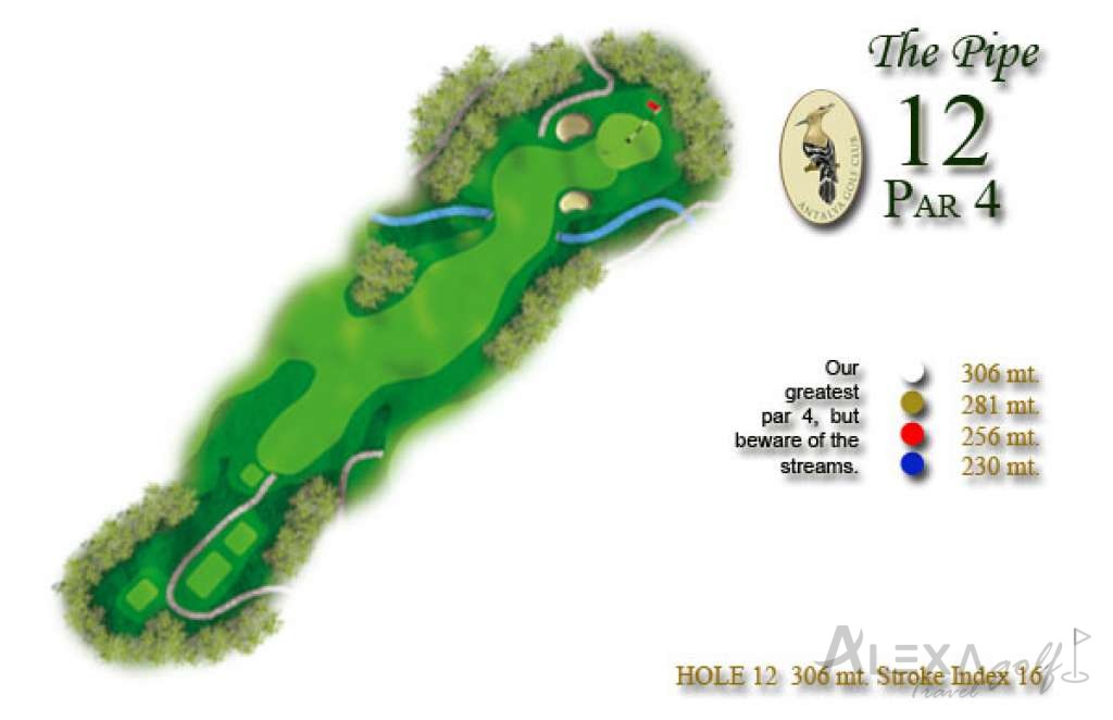 Hole 12 — Original The Pasha course planner