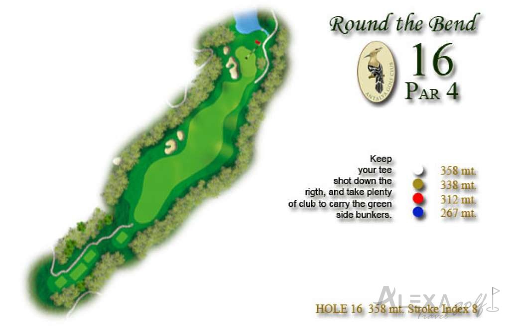 Hole 16 — Original The Pasha course planner