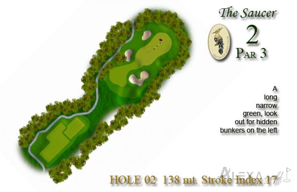 Hole 2 — Original The Pasha course planner