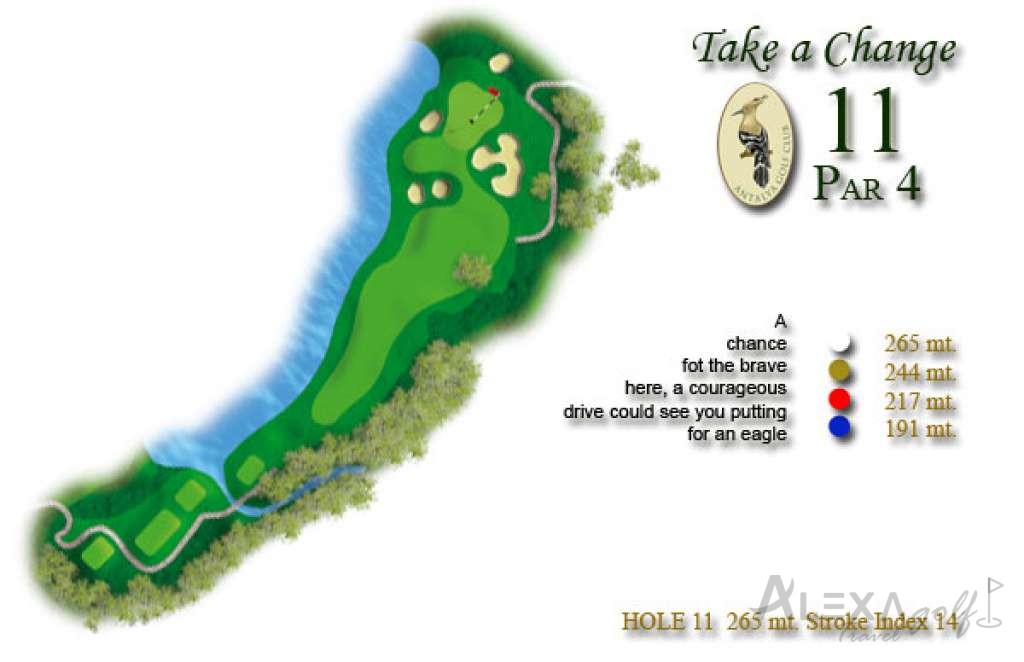 Hole 11 — Original The Pasha course planner
