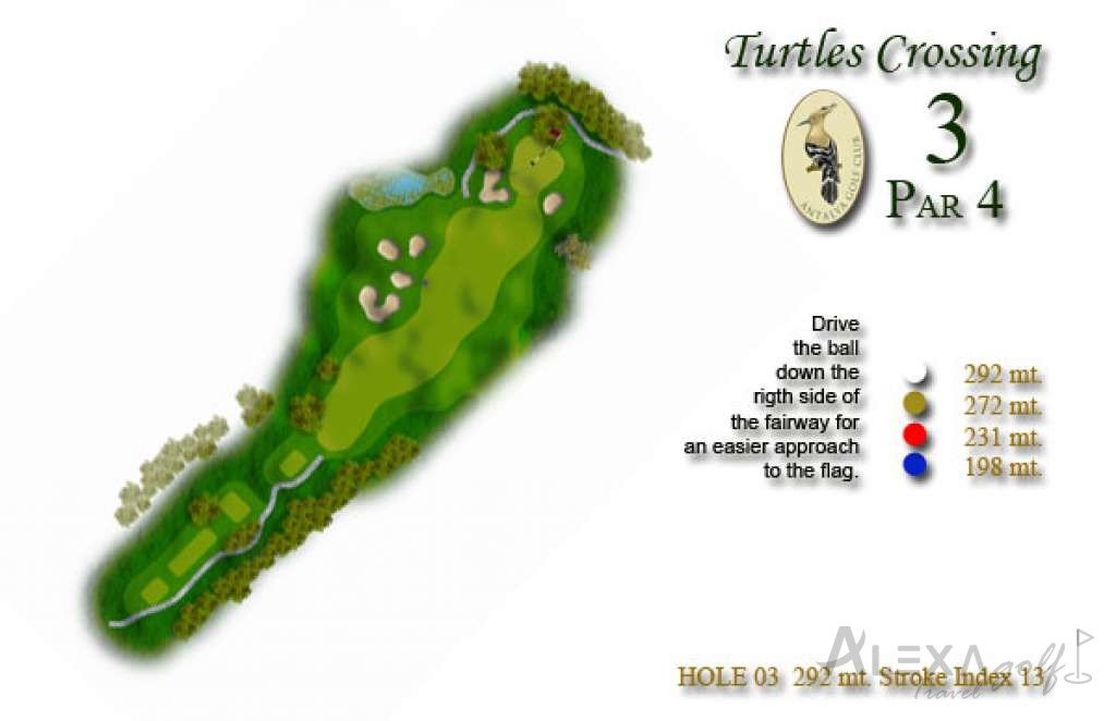 Hole 3 — Original The Pasha course planner
