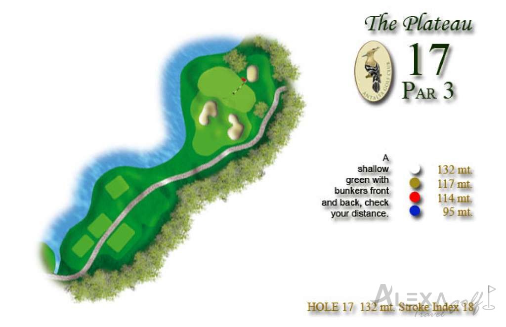 Hole 17 — Original The Pasha course planner