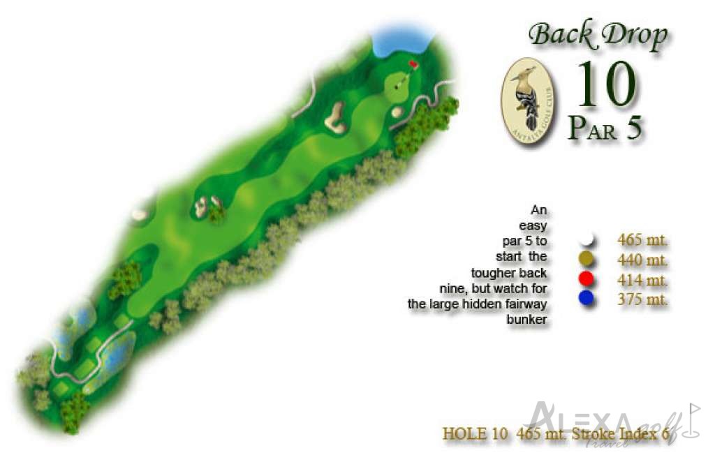 Hole 10 — Original The Pasha course planner