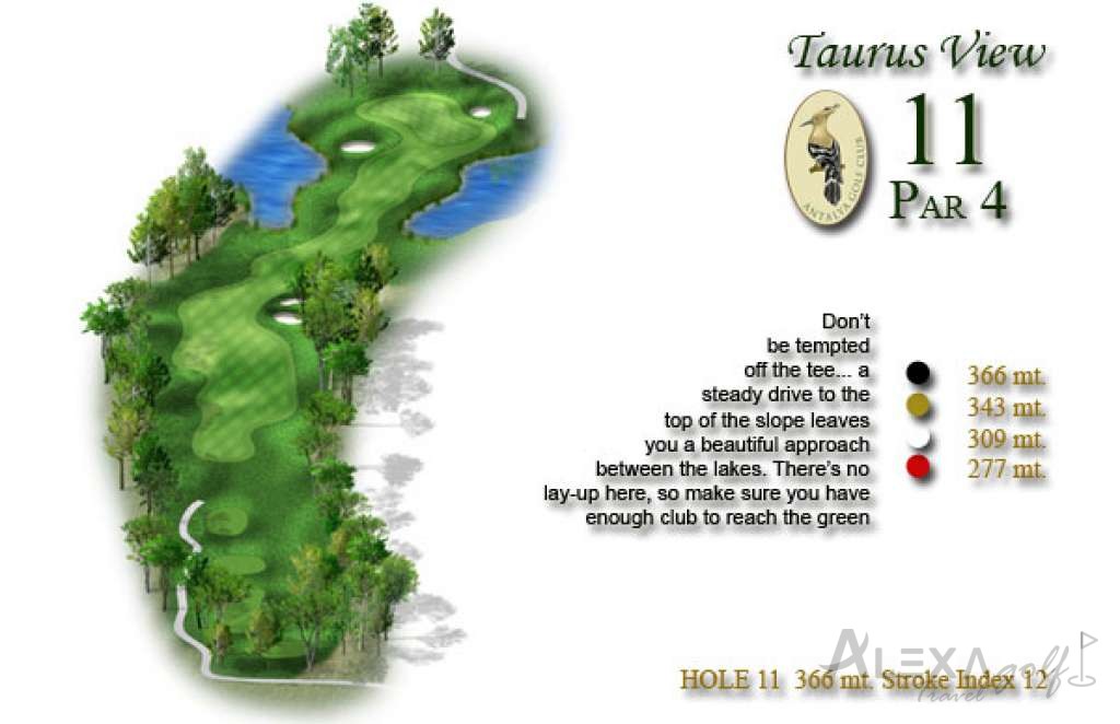 Hole 11 — Original PGA Sultan course planner