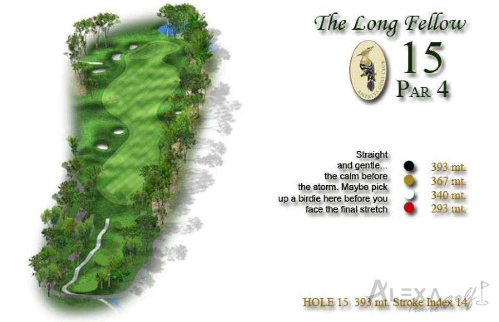 Hole 15 — Original PGA Sultan course planner