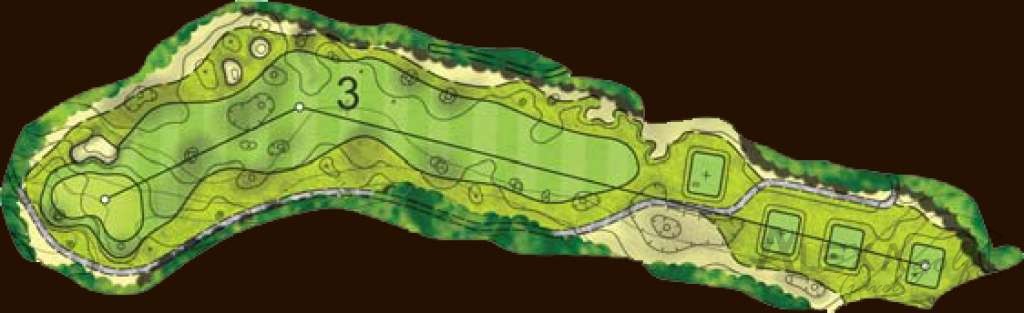 Hole 3 — Original Montgomerie hole diagrams