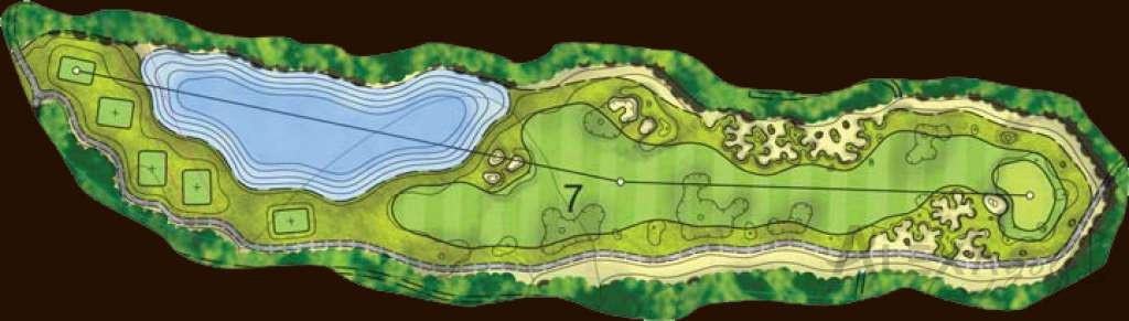 Hole 7 — Original Montgomerie hole diagrams
