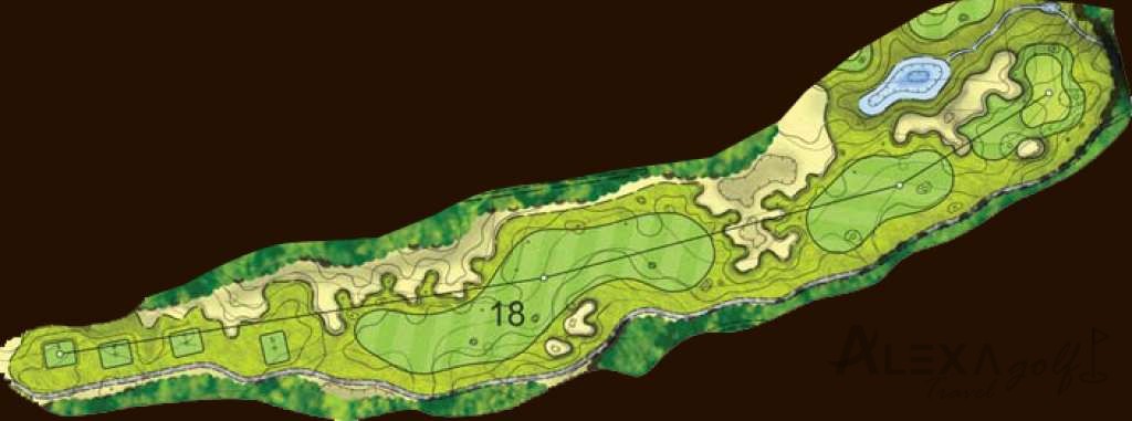 Hole 18 — Original Montgomerie hole diagrams