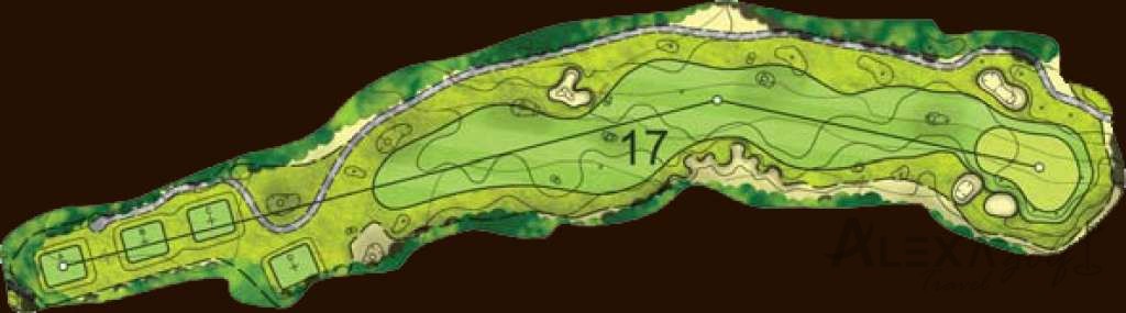 Hole 17 — Original Montgomerie hole diagrams