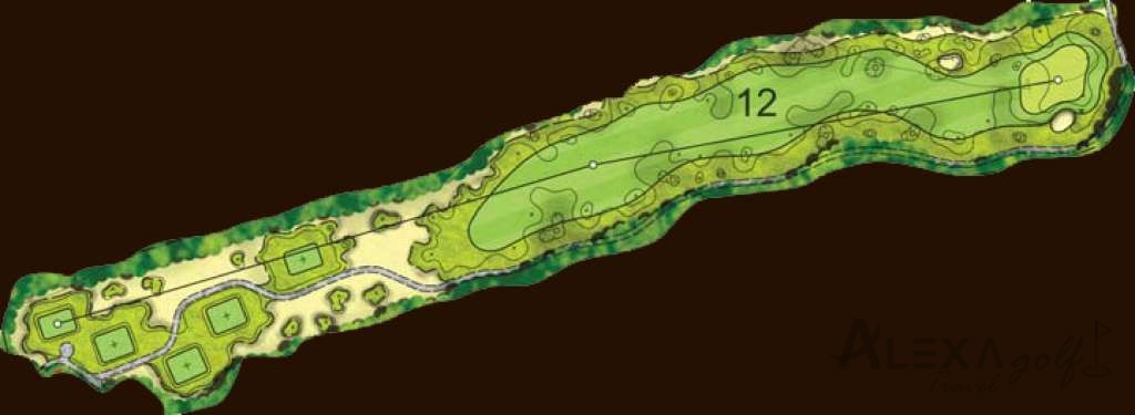Hole 12 — Original Montgomerie hole diagrams