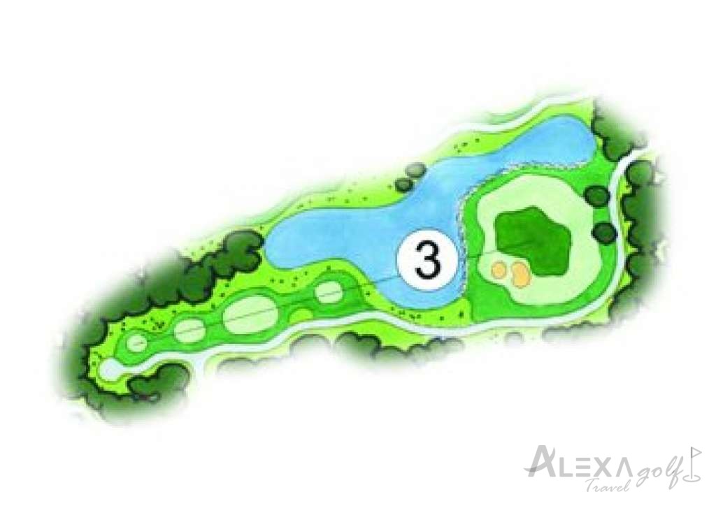 Pines — hole 3 — Original Sueno Pines planner