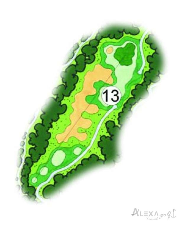 Pines — hole 13 — Original Sueno Pines planner