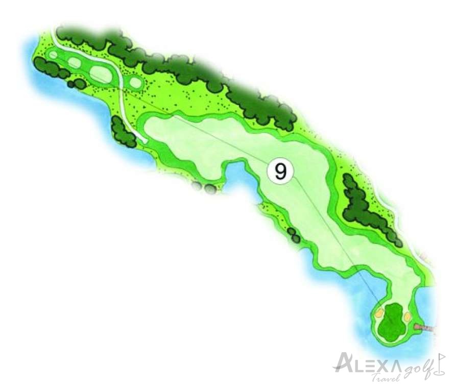 Pines — hole 9 — Original Sueno Pines planner