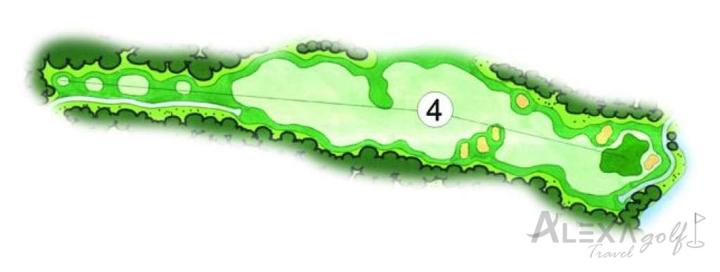 Pines — hole 4 — Original Sueno Pines planner