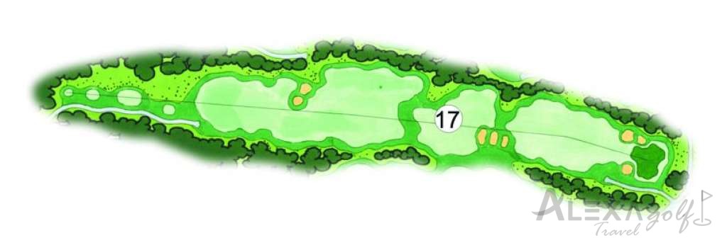 Pines — hole 17 — Original Sueno Pines planner
