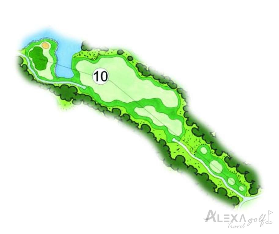 Pines — hole 10 — Original Sueno Pines planner