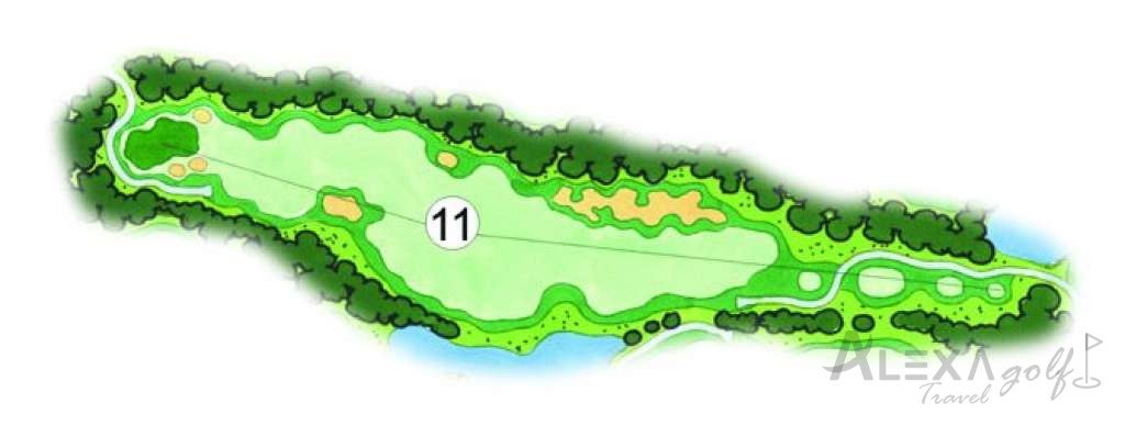 Pines — hole 11 — Original Sueno Pines planner
