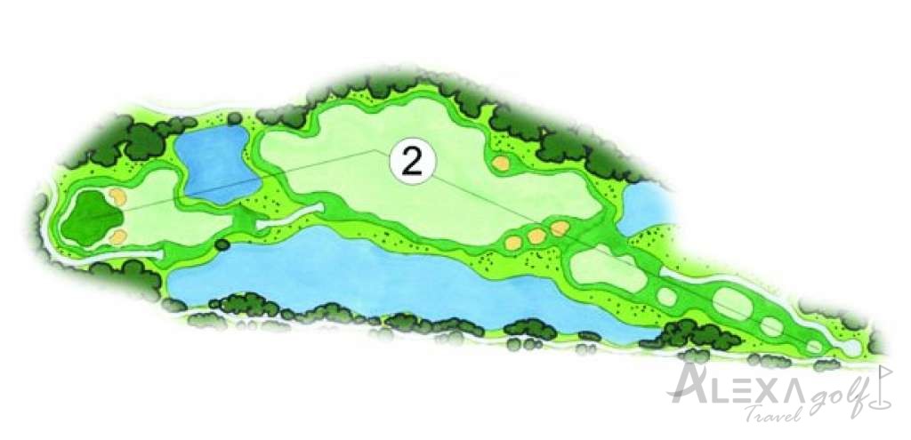 Pines — hole 2 — Original Sueno Pines planner