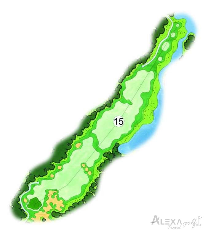 Pines — hole 15 — Original Sueno Pines planner
