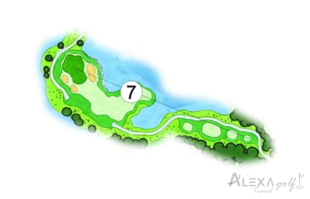 Pines — hole 7 — Original Sueno Pines planner