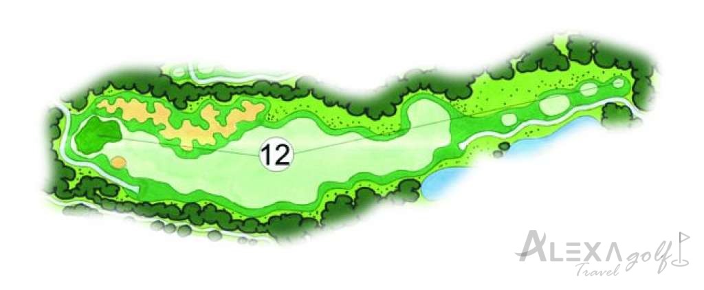 Pines — hole 12 — Original Sueno Pines planner