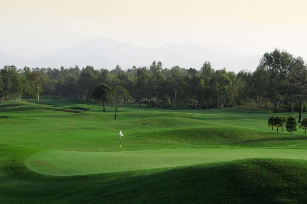 Fairway and green at The Pasha Course