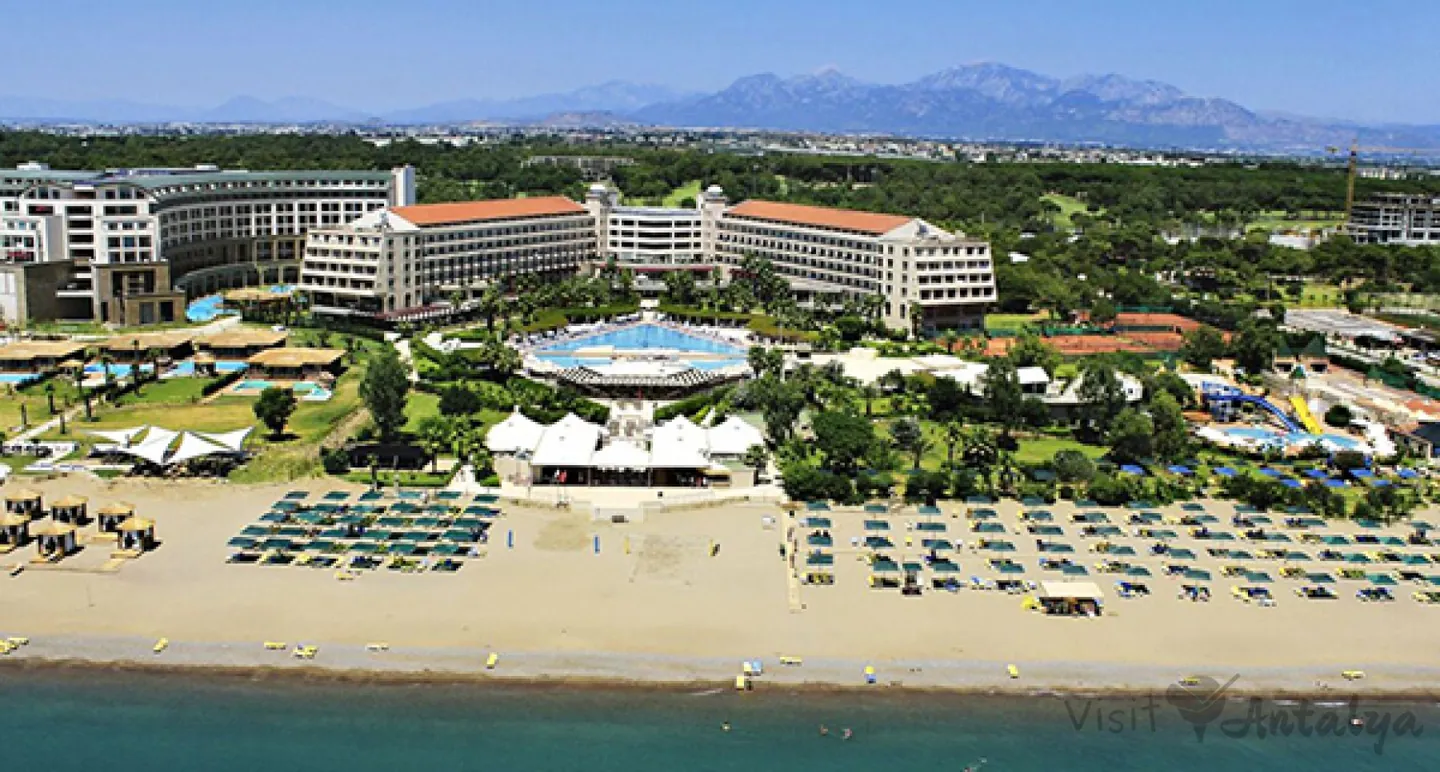 Kaya Belek hotel and Mediterranean beach