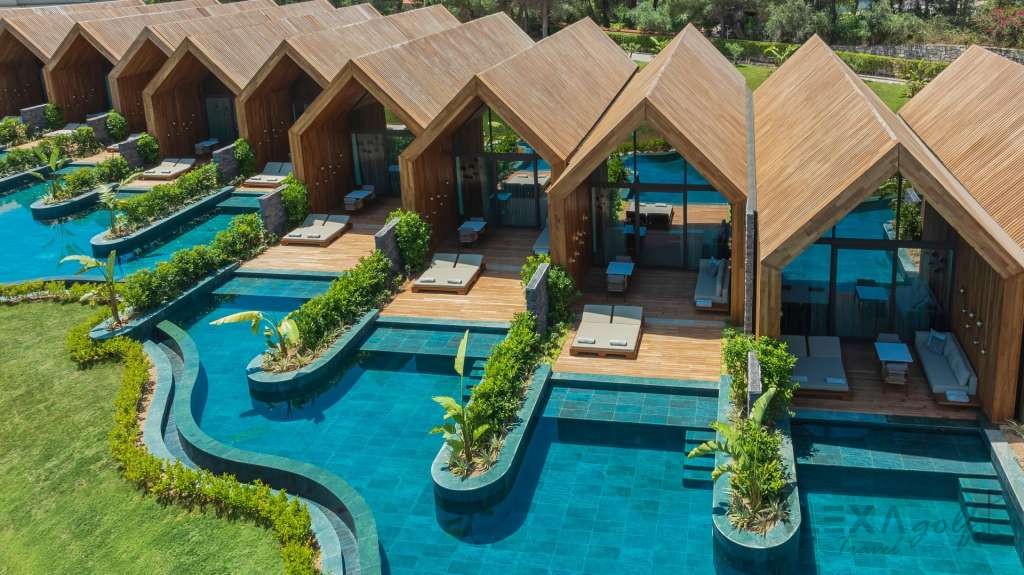Lagoon suites with direct pool access at Kempinski The Dome
