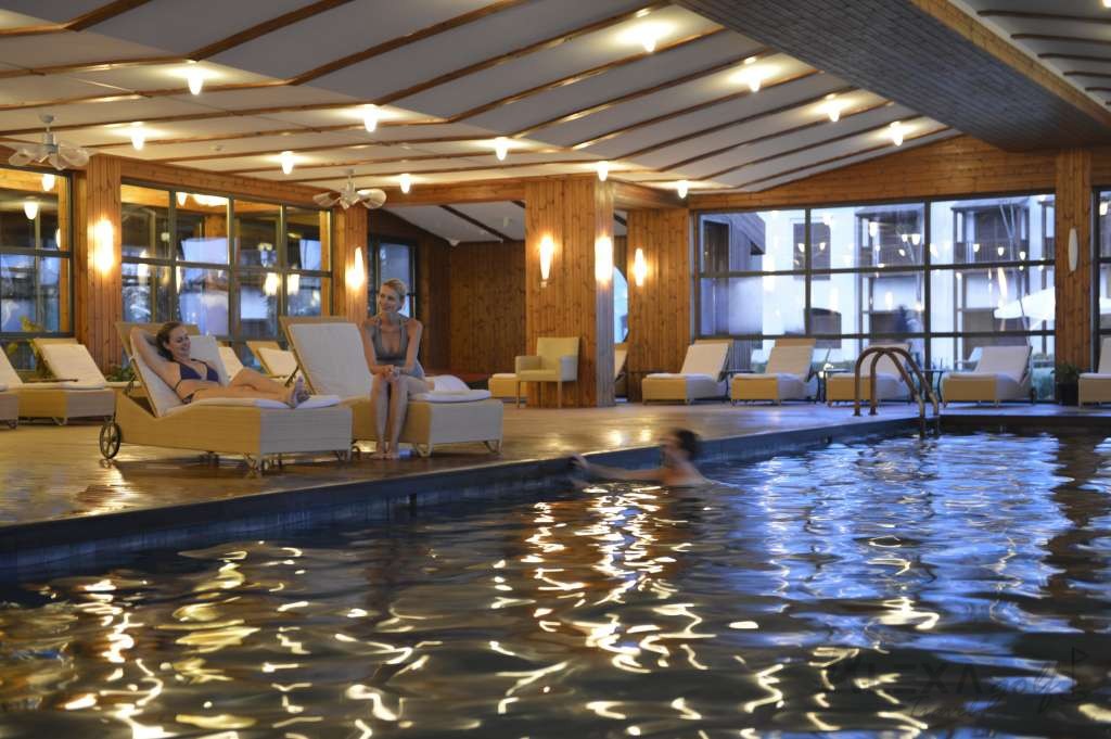 Indoor pool and wellness area at LykiaWorld Antalya
