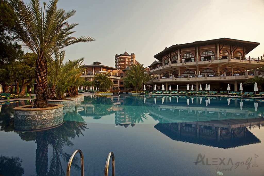 Main outdoor pool and resort buildings at Papillon Zeugma